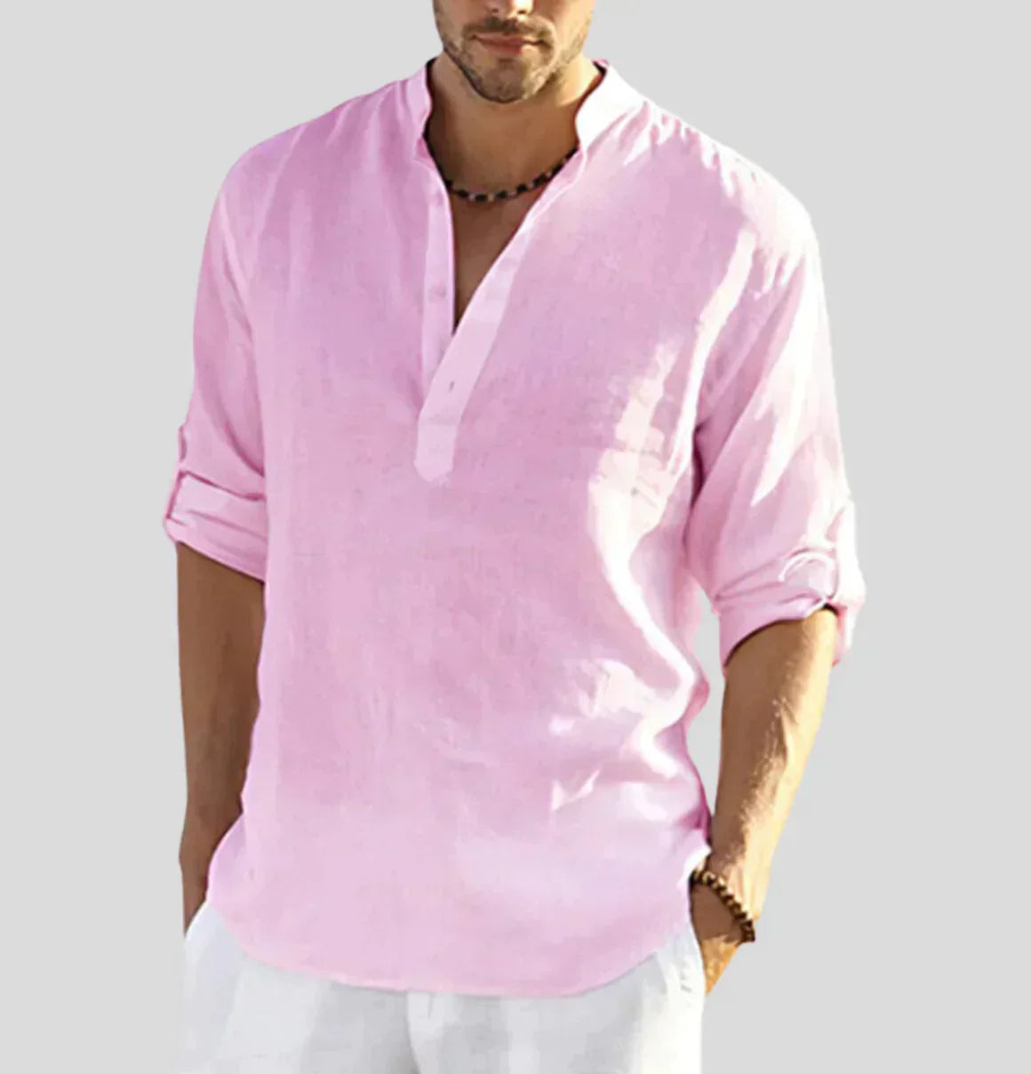 Carlo - Camicia in Lino per Uomo