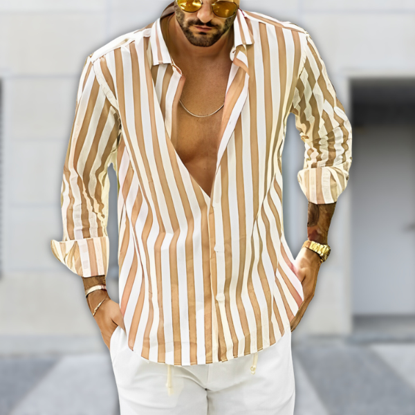 Antonio - Camicia estiva a righe